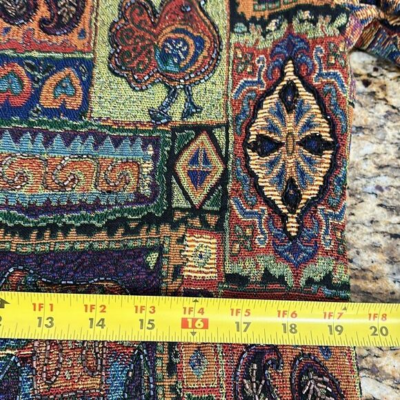 Chico's Beaded Tapestry Anniversary
Collection Cotton Blend Jacket Size M - Picture 10 of 11